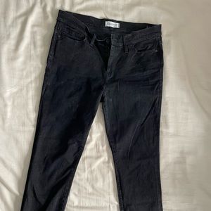 Madewell Skinny Skinnyjeans In Trent Wash E0492 Charcoal Black